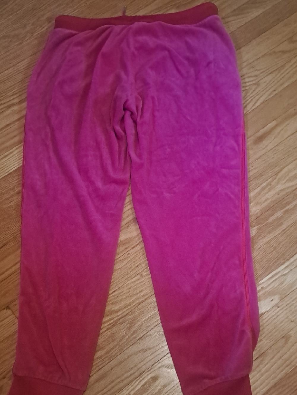 Juicy Couture Hot Pink Velour Joggers for Kids - Picture 4 of 4